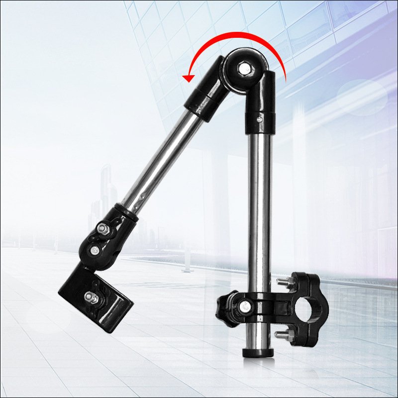 自行车可调节车架电动车加厚遮阳男女装备配件金属调节伞架雨伞架