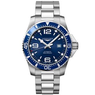 【情人节礼物】Longines浪琴官方康卡斯潜水系列男瑞士机械手表
