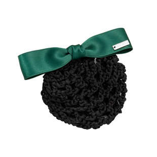 头花女职业发网兜护士盘头发饰头饰空姐空乘盘发夹2023年新款简约