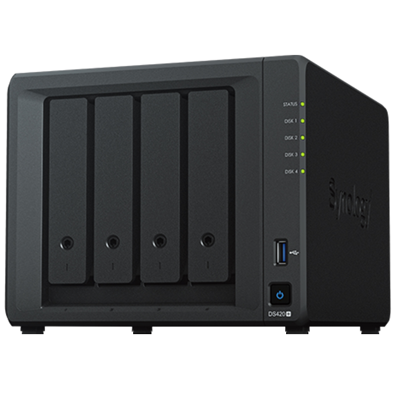 【豪礼自选】Synology群晖ds423+文件存储服务器私有云盘家用网络NAS云存储四盘位nas群辉主机ds420+升级