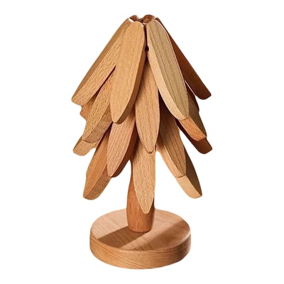 实木一棵树隔热垫餐桌垫创意家用