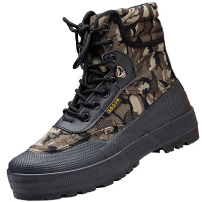 3537正品高帮冬季棉鞋耐磨解放鞋