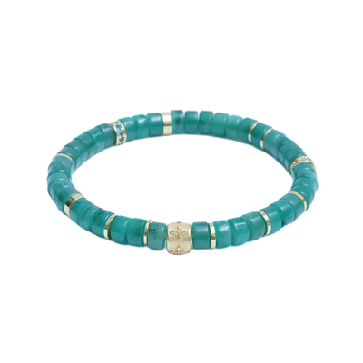 非洲翠冰种飘花翡翠佛珠手串女款