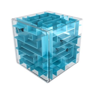 地狱十级儿童烧脑智力通关益智脑力3D魔方闯关走珠立体迷宫球玩具