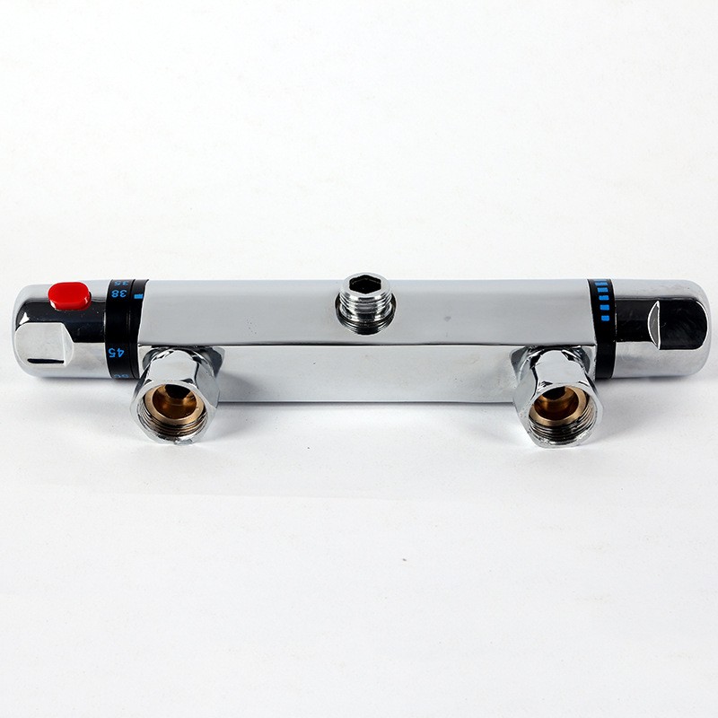 淋浴混水阀锌合金可带上水太阳能暗装恒温阀电热水器水龙头