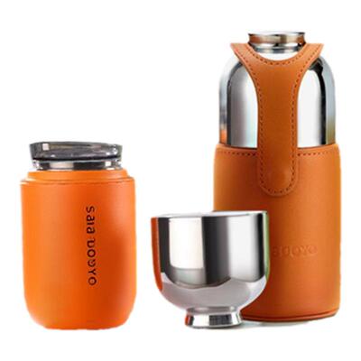 []尚明磁盏泡茶个人杯茶具户外随行杯纯钛焖茶杯快客杯