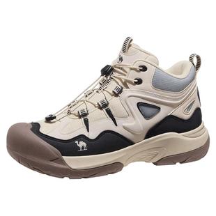 骆驼户外登山鞋2026春季男鞋舒适增高缓震高帮爬山休闲徒步鞋女鞋