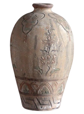 仿古装饰品收藏陶器梅瓶影视道具