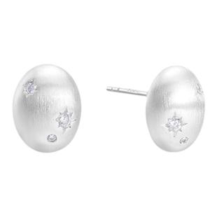 ARSIS星夜丝光星点耳钉轻奢女时尚百搭法式小众设计银耳饰