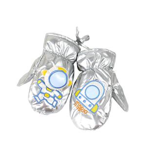 冬季保暖宝宝挂脖手套连指加厚卡通可爱新款儿童防寒加绒滑雪防水