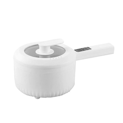 智能电煮锅多功能电火锅蒸煮一体家用宿舍煮面长柄炒菜不粘小电锅