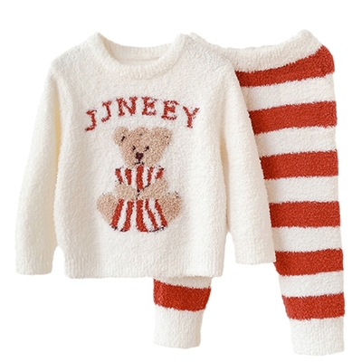 gelatobaby半边绒儿童睡衣套装