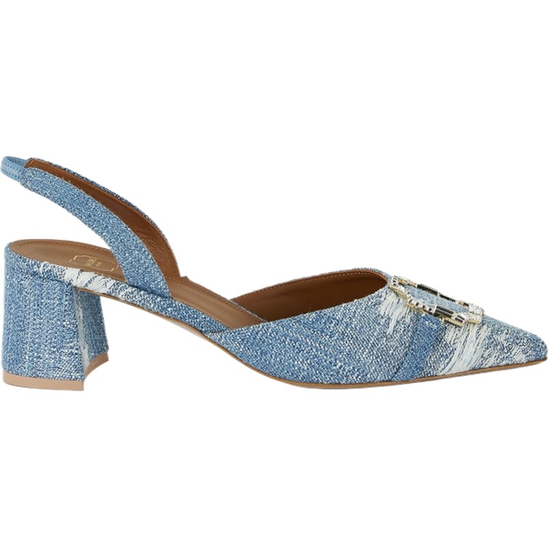 【618返场】Malone Souliers 夏季女带缀饰棉质面料凉鞋