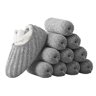 百草园 一次性鞋套加厚家用室内耐磨无纺布反复使用防水防滑脚套