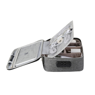 数码收纳包耳机充电宝电源线电子配件整理盒带密码锁防水数码包