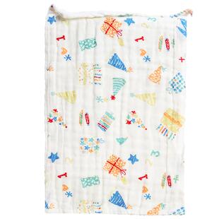 纯棉婴儿纱布毛巾长方形新生儿洗脸巾儿童宝宝洗澡巾柔软吸水面巾