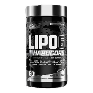 新款NUTREX LIPO-6炽天使硬核版加强款黑减控制食欲提高代谢60粒