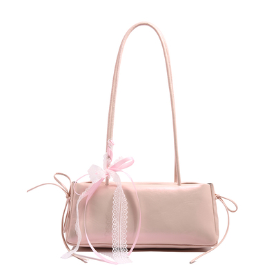 时尚手提通勤蝴蝶结小众腋下包