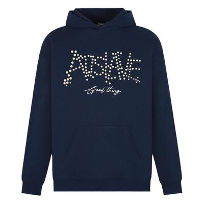 A11SALVE美式复古珍珠卫衣春秋