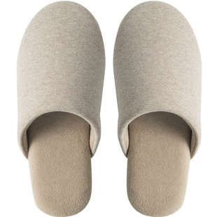 静音无声软底室内居家棉拖鞋办公室家居女秋冬季可机洗木地板日式