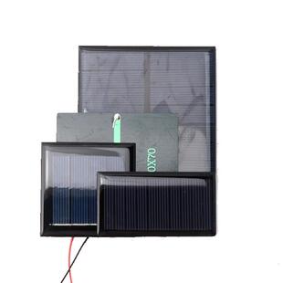 太阳能滴胶板多晶太阳能电池板12V5V6V充电池DIY光伏板发电板折叠