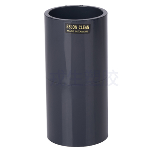 日本积水ESLON Cleanpvc直接二通直通管箍超纯水PVC洁净管件配件