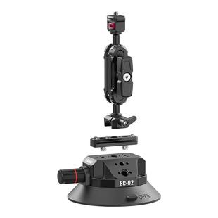 Ulanzi优篮子 SC02车载吸盘相机支架适用大疆pocket3/action5pro/4/gopro/insta360运动相机真空车拍固定拍摄