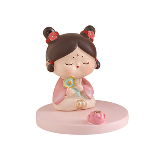 唐仕女手机支架桌面可爱创意办公室装饰摆件西安文创纪念品小礼物