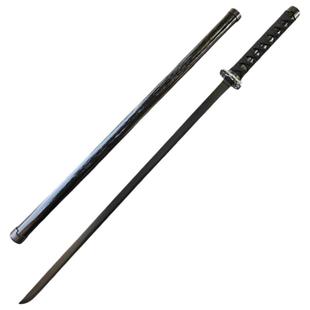 龙泉唐横刀直刃竹刀木剑木刀带鞘训练习刀拔刀剑儿童武器玩具刀剑