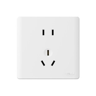 泰力开关插座86型暗装一开五孔USB五孔16A墙壁面板单开双控家用白