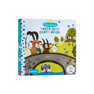 英文原版第一个故事：三只山羊First Stories: Three Billy Goats Gruff 低幼儿童英语启蒙绘本宝宝撕不烂纸板书 经典童话故事