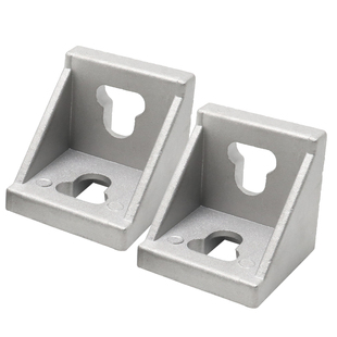 角码工业直角固定铝型材配件2020/3030压铸铝合金葫芦孔转向角码