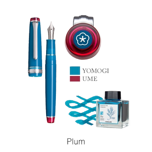 【礼物】「日产进口」写乐 万叶集笔墨礼盒套装 14K金尖  新款笔尖 樱花/白樫/猫柳/抚子/梅花 第一季