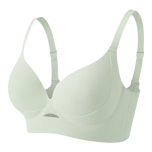 调整型内衣女大码防下垂外扩大胸显小无痕聚拢提拉美背收副乳文胸