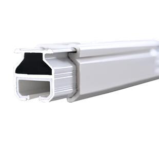 铝合金加厚窗帘轨道百年好合超静音杆顺滑直轨单双顶侧装导轨滑轨