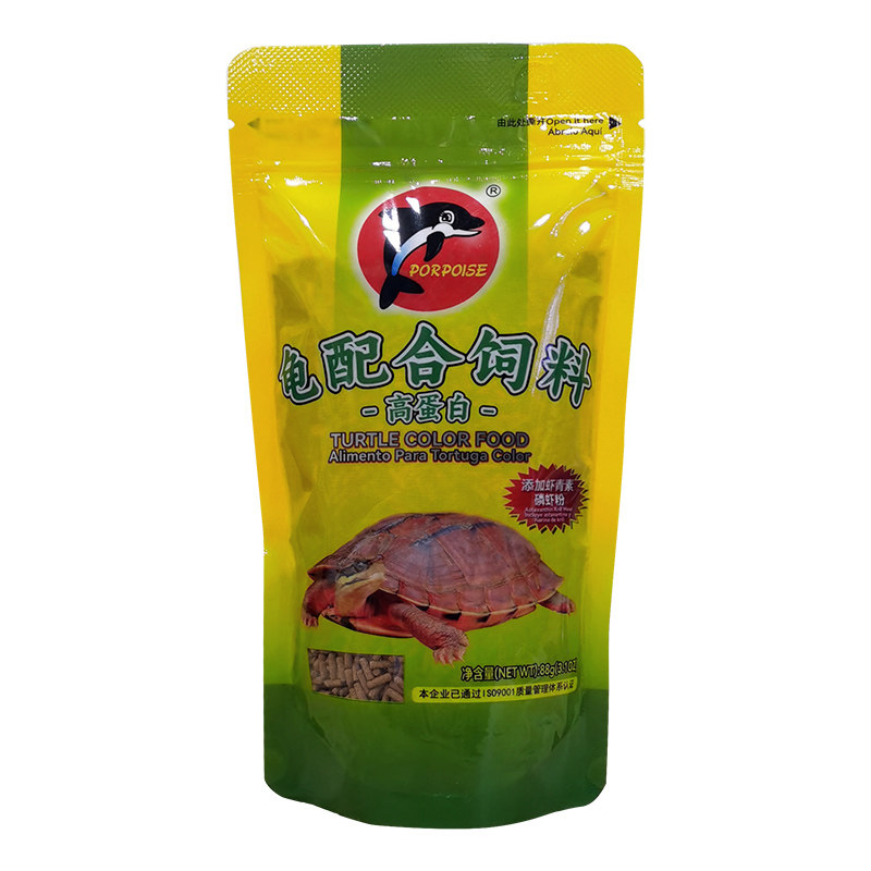海豚龟粮乌龟饲料草龟巴西龟黄缘金钱龟通用粮食龟龟粮补钙高蛋白