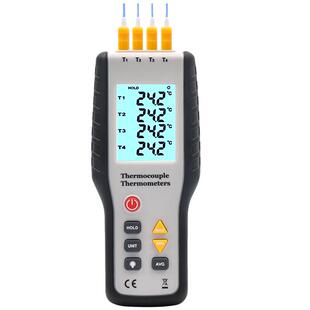 源恒通YHT309四通道温度表电子接触式测温仪数显热电偶探头温度计