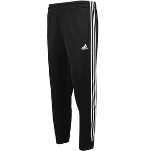 Adidas阿迪达斯裤子运动长裤男士休闲跑步健身条纹束脚男裤