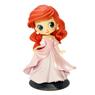 正版万代眼镜厂Qposket 迪士尼公主 小美人鱼爱丽儿 手办人偶摆件
