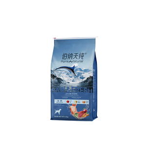 伯纳天纯生鲜深海御鲜犬粮鱼肉中大型成幼犬通用全价冻干狗粮12kg