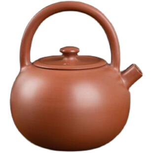 钦州坭兴陶茶壶「韦冬艳小满提梁壶」市级精品纯手工泡茶壶非紫砂