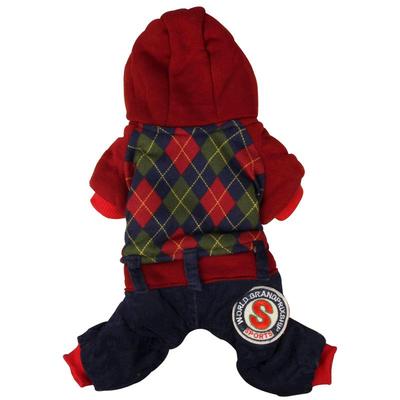 加厚保暖狗狗衣服泰迪四脚衣