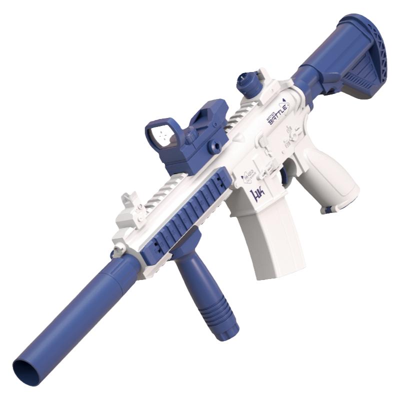 黑科技网红连发电动水枪玩具儿童泼水节脉冲喷水格洛克M416滋呲水