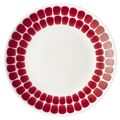 特价孤品ARABIA芬兰24h小时26cm盘子餐具北欧陶瓷深盘早餐盘子