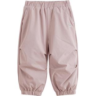 [加绒]马克珍妮男女童轻户外降落伞裤 儿童裤子2025年冬装241250