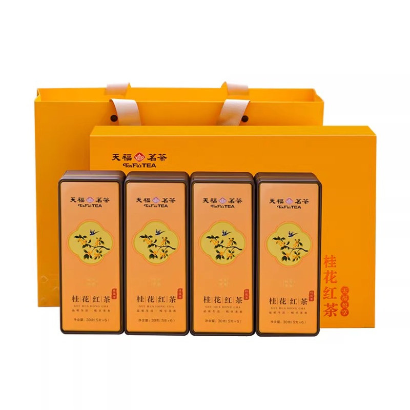 天福茗茶特级桂花红茶礼盒120g