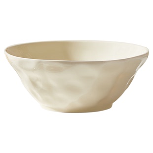 即物奶油风拉面碗家用斗笠汤碗釉下彩陶瓷餐具碗2025新款7寸高级