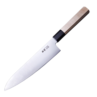 ZJ-D7粉末钢全夹钢锋利日式厨刀牛刀厨师家用专用刀菜刀高碳钢