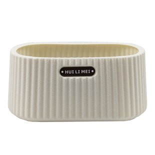 北欧简约树脂花盆矮款室内发财树郁金香蝴蝶兰吊兰创意盆绿植花盆