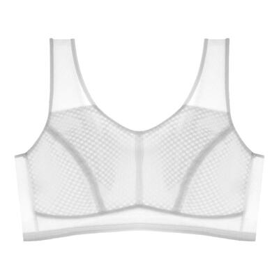 少女内衣加大码薄款透气防震胖妞